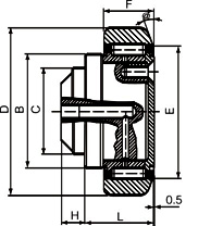 Bearings for Material Handling System: Radial Roller Bearings AWD1643-149