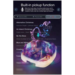 RGB camping light string, intelligent control, portable emergency light,