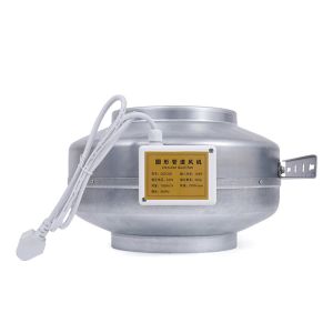 High CFM Quiet Inline Exhaust Fan  Hydroponic Grow Room Ventilation Support