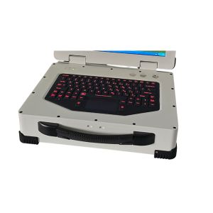 Buy cheap EMC 88 Keys rugged industrial keyboard with touchpad mouse for military pc from wholesalers