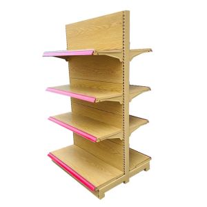 Xingye Factory Custom Size wood grain color room shop shelves gondole et