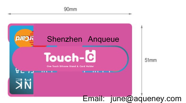 Anqueue.com newest cell phone stand with card pocket