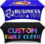 Custom Table Runner With Business Logo, Image Or Text Personalized Table Runner