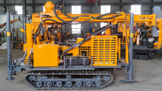 Gdl-350 Top Drive Drill Rig 300m Depth 152-203mm Drilling Hole