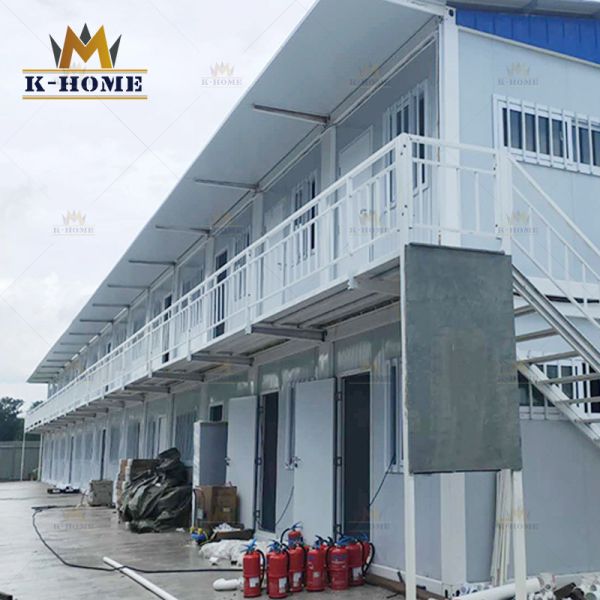 Quality Temporary Site Prefab Sandwich Panel Container Dormitory Buildings wholesale