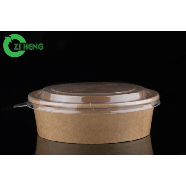 Quality Recyclable Thanksgiving Paper Bowls , 500 ML Microwavable Disposable Soup Bowls wholesale