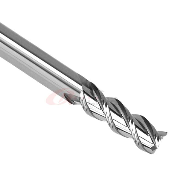 Quality CNC Three Flute End Mill Flat End Mill Bit 3/8" 10mm 1/32" 1/8" wholesale