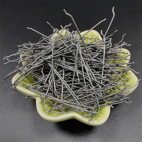 1000MPA Min Tensile Strength Steel Fiber Hooked End Type For Floor And