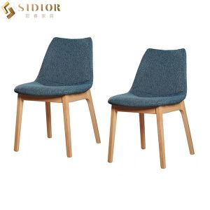Morden European Style Dining Chairs Solid Wood Multi Color 45cm Width