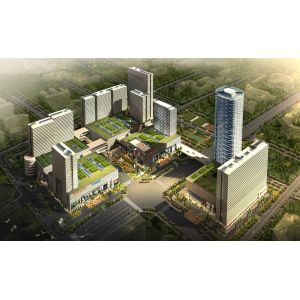 Cheap Framing System And Prefabricated Office Multi-Storey Steel Building For Mall, Hotel for sale