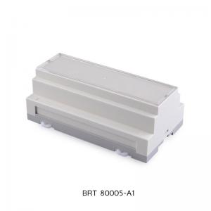 China 158*87*60mm Plastic Din Rail Enclosure For Project ABS Pcb Board Circuit Shell on sale