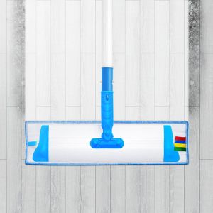 C-615B Janitorial Cleaning Tools Microfiber Wet Mop System With Velcro