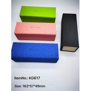 Cheap Eco Friendly Cuboid Canvas Foldable Eyeglass Case Resit Compression for sale