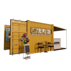 Customized Color Easily Installation Prefab Houses 10 ft Flat Pack Living