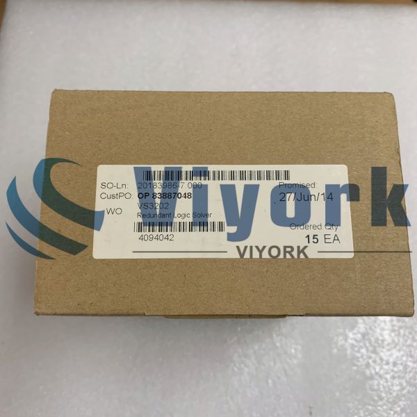 EMERSON VS3202 KJ2201X1-BA1 SIS LOGIC SOLVER REDUNDANT LOGIC SOLVER NEW