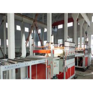 Conical Two Screw Extruder , Wood Plastic Composite / PVC Extruder