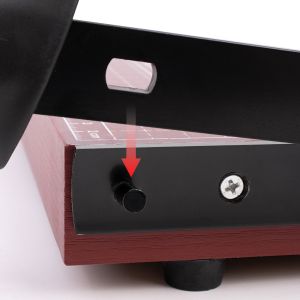 Mini Paper Cutter with Wooden Base Manual Paper Trimmer from ZEQUAN