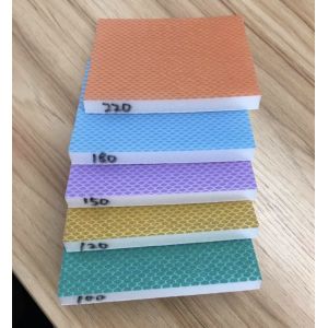 S66 Rhombus sanding sponge hand grinding sanding block Foam double face pad