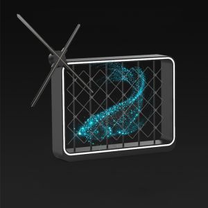 HDFocus 65cm 3d Hologram Advertising Fan Wifi Hologram Led Fan With HD