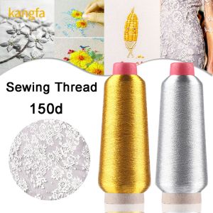 125g Ball Weight Embroidery Lurex Thread Gold Metallic Silver Yarn for OEM MX