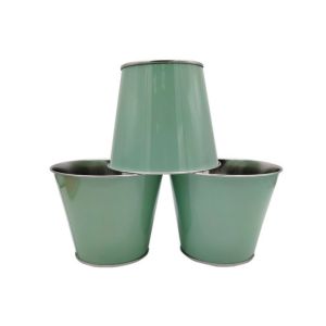 Wholesale 5L to 10L Large Ice Metal Tin Buckets With Metal Handle