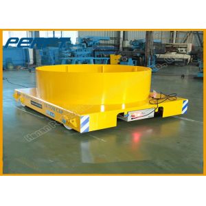 Cheap 4 Wheel Ladle Transfer Car Motor Driven For Heavy Load Ladle Transportation for sale