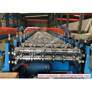 High Speed Roof Panel Roll Forming Machine , Metal Roof Making Machine
