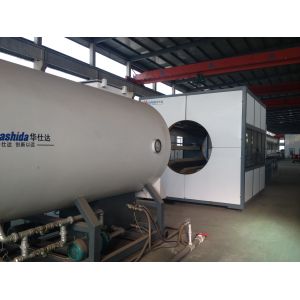 HDPE Jacket Shell Casing Extrution Machinery for PUR Foaming Pre-Insulated Pipe