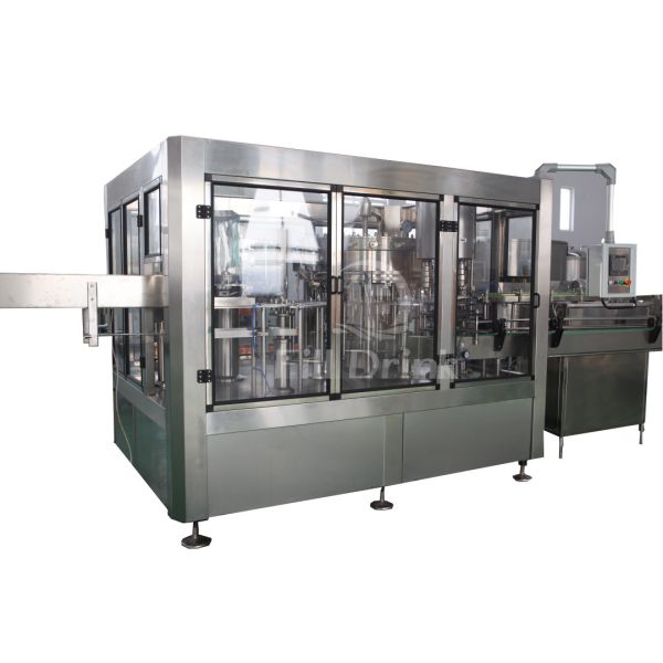 Quality SUS304 3 In 1 Monoblock Filler Capper Machine Carbonated Filling Machine Cap Sorting Elevator wholesale