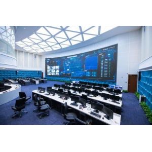 SMD1010 P1.25mm Indoor Rental Curved Led Display RGB For Control Center