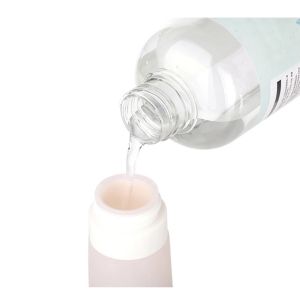 Squeezable Silicone Travel Bottles Set With Suction Cup