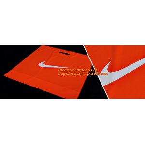 Frosted Die Cut Handle Take Out Bag for Bread Packing,reinforce die cut handle