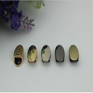 2019 Purse hardware gunmetal color metal cord end clips with screws