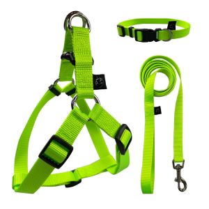 Padded Dog Harness Set Soft Durable No Pull Dog Harness Easy To Clean