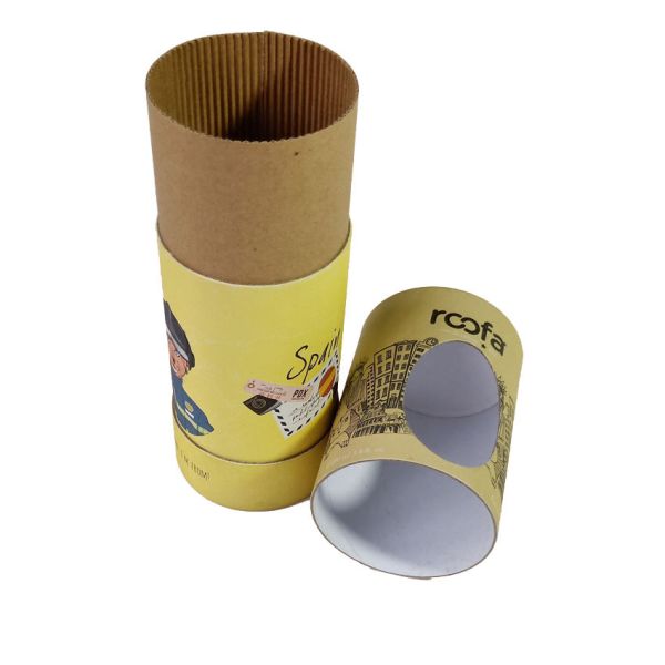 Quality Crayon Gift Cardboard Round Box With Lids Window wholesale