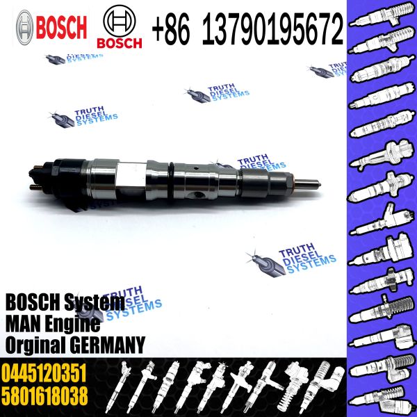 Common Rail Fuel Injector 0445120349 0445120350 0445120351 Diesel Engine Injector 5801618038 For Bosh