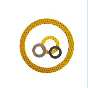 Rolled Bronze Yellow POM Boundary Lubricating Bearings Flanged Sleeve