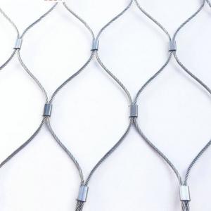 China Zoo Animal Cages Protective Stainless Steel Wire Rope Mesh Anti Corrosion on sale