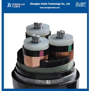 Aluminum power cable Medium voltage cable 8.7/15kv AL/XLPE/CTS/PVC/STA/PVC