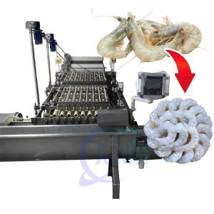Practical Shrimp Peeling System 3KW Multifunctional For Shell Cleaning