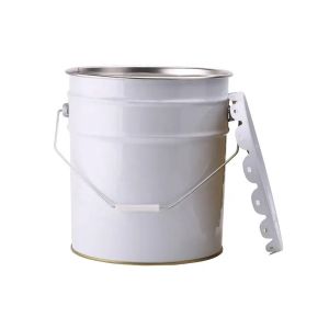 Iron Metal Paint Can Lids With Offset And CMYK 4 Color Printing 15L