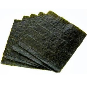 50 Full Sheets Resealable Roasted Seaweed Nori 5% Moisture