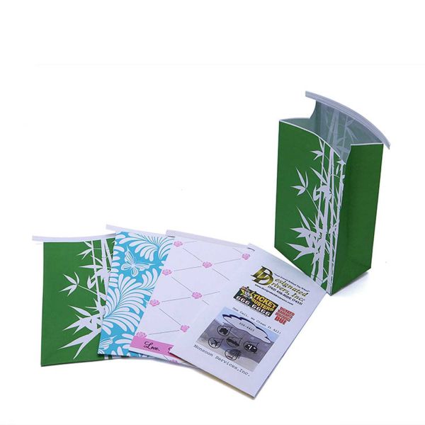 Quality Small Oilproof Air Sickness Bag Custom Printed SOS Paper Bag 23.5x1.5x8 wholesale