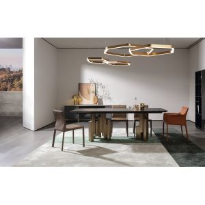 Modern Home Furniture Dinning Table Set 8 Seater Ceramic Marble Dining Table For