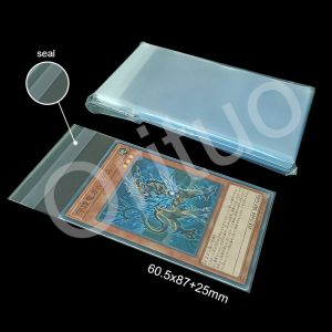 CPP Sealable Top Loading Card Sleeves 60x87mm Extral Clear PP
