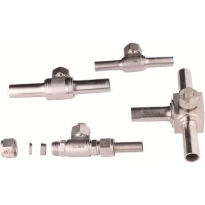 DN4～DN40 Co2 Ball Valve For -40C～ 140C Temperature Range In Industrial