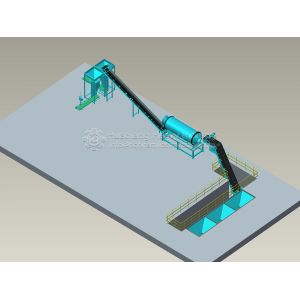 NPK Compound Bulk Blending Fertilizer Machine With Automatic Batching System