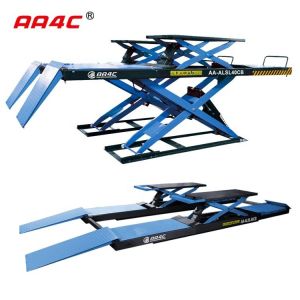 Wheel Alignment Scissor Car Lift For Home Garage Auto Hoist Hydraulic 4T 4.5M