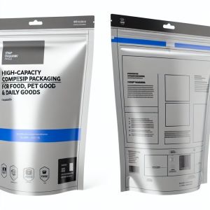 China High Capacity Composite Stand-Up Packaging for Food Pet Food & Daily Goods Customizable Size  Printing & Zipper Degassing Valve on sale