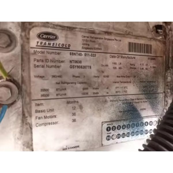 Carrier Transformer 69NT40-511-323 Second Hand Accessories Refrigeration Parts